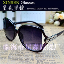 欧美复古大框太阳镜男女士黑超墨镜日韩潮麻花太阳眼镜潮星森