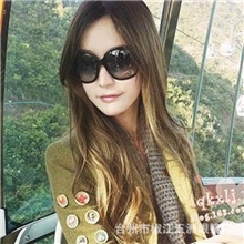 158-41欧美时尚复古太阳镜女款墨镜大框明星款眼镜