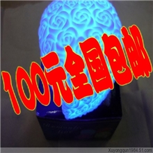 地摊货源七夕情人节心形玫瑰花灯|爱心玫瑰七彩小夜灯