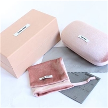 MIUMIU缪缪新款粉色眼镜盒原版太阳镜包装盒墨镜盒盒子批发