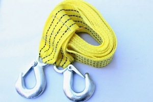 3米3吨汽车尼龙拖车绳车用拖车绳厂家荧光牵引绳13-4A\1122