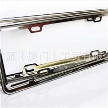 新交规不锈钢车牌架不锈钢车牌框牌照框固封螺丝