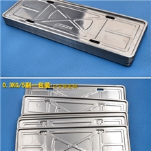 不锈钢盘车管所指定托盘新交规托盘新交规车牌架牌照框批发