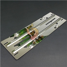 苍南厂家直销新交规车牌架不锈钢牌架车牌托盘车牌框牌照托盘