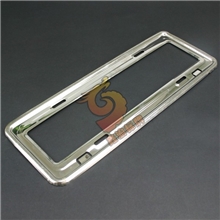 厂家直销新交规车牌架不锈钢牌架车牌托盘车牌框牌照托盘