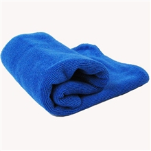 供应经编擦车毛巾洗车毛巾打蜡毛巾汽车用品30*70cm蓝色