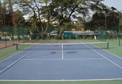 水性亚克力球场漆,室外网球场地坪漆施工方案