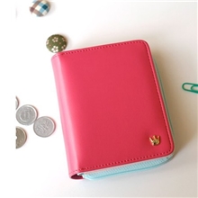 皇冠donbook短款两折钱包卡包拉链钱包HG007