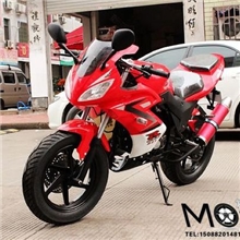 125金鹰大跑车双铝排两轮摩托车四档循环变速两轮公路赛