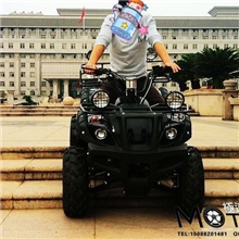 125大公牛沙滩车8寸四轮越野车前后网格大灯四轮越野摩托车