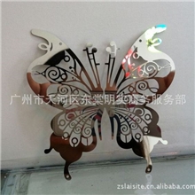 蝴蝶装饰品不锈钢雕刻工艺蝴蝶片
