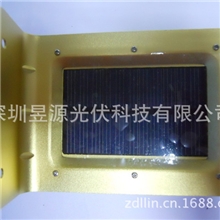 金色太阳能小路灯太阳能人体感应灯太阳能壁灯弱光模式