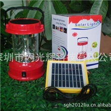 太阳能野营灯独家供应2W外置太阳能板手提灯SH-ST03H型配外置充
