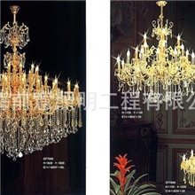 上海照明工程，全铜吊灯，国产K9水晶，锌合金吊灯。吊灯。灯具