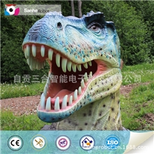 恐龙头，仿真恐龙头，手工恐龙头，展览品