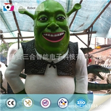 史瑞克，仿真人物，仿真机电人物，动画形象，装饰摆饰展览品