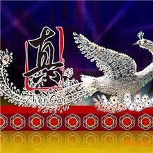 【定制产品】纯手工工艺彩灯瓷凤迎福