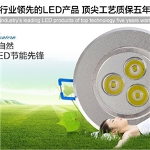 【诚信厂家】供应一体化3W天花灯LED天花灯天花射灯筒灯