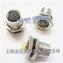 供应连接器,传感器,变送器,接线盒接口M12－8孔前罗焊板座,细针