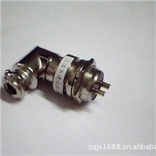 供应航空插头插座连接器DF16系列弯型2-9芯防水插头插座连接器