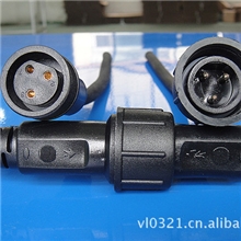 厂家出售3*2.5平方VL30A黑色电缆防水连接器、防水公母插头