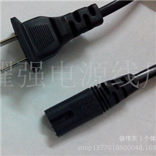 厂家直供CCC认证0.5M-10M国标二插8字尾电源线OD5.7MM