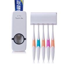 活动特价自动牙膏挤压器带5位牙刷架套装创意家居用品义乌批发