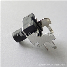 厂家供应质量稳定TS-1102H轻触开关环保耐高温支架6*6轻触开关