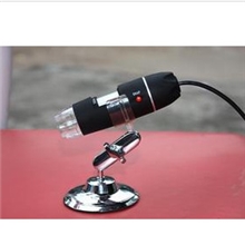 光学变焦500倍电子显微镜8灯USB数码显微镜带测量