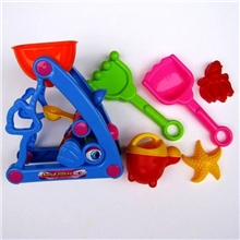 厂家直销沙滩玩具【金鱼沙漏】漏沙玩沙工具塑料玩具批发