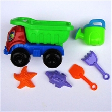 厂家直销沙滩玩具儿童玩具决明子玩具中号卡车货车【小沙滩车】