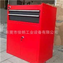 现货供应工具柜工具车二抽屉带双开门移动工具柜重型工具车可定做