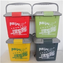 厂家直销陆先22升60W电动洗车器家用便携式12v车载洗车器高压力