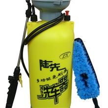 洗车器批发便携式洗车器手动洗车器陆先8L洗车器支持混批