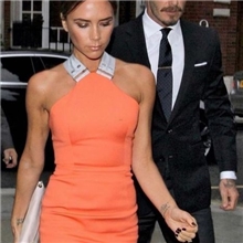 H5965贝嫂同款victoriabeckham后背交叉完美性感修身asos连衣裙