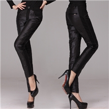 2013新款秋冬装欧美时装女裤小脚裤时尚修身女士外穿羽绒