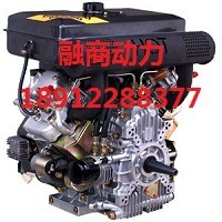 供应柴油机动力22马力风冷双缸柴油机