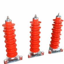 HY5WZ-51/134G复合绝缘氧化锌避雷器、电站型避雷器(三角座）