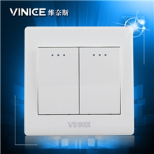 维奈斯墙壁开关面板插座双开双控开关二开双联双控开关电源开关86