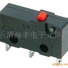 鼠标微动开关无柄KW11，点动，银触点