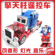 正品锋源遥控充电变形机器人/28128/金刚擎天柱