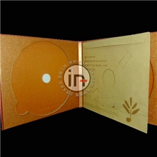 【因视工坊】DVD/CD光盘盒光盘卡书包装定制三碟装500起做