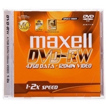 【总代直供】Maxell麦克赛尔DVD-RW2速4.7G可反复擦写刻录盘
