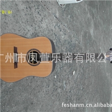 厂家直销41寸红杉玫瑰木单板圆桶吉他哑光