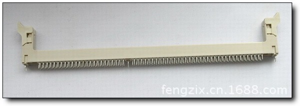 进口LOTES服务器专用DDR3内存插座连接器240PAAA-DDR-204-K02白