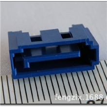 原装进口LOTES电脑SATA硬盘接口接头插座串口连接器7P带框蓝色