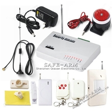 双天线GSM防盗报警器家庭商铺安防无线防盗器中文版厂家直销