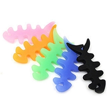 厂家直销鱼骨绕线器耳机卷线器彩色鱼形缠线器我不会脱色哦