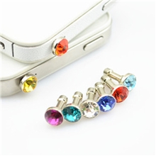 手机防尘塞耳机孔钻石防尘塞3.5mm通用型防尘塞手机防尘塞