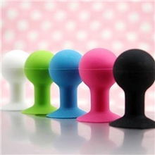 供应苹果iphone支架纯硅胶章鱼吸盘支架手机支架球形支架批发